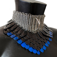 High Neck Chainmail Collar with Customisable Options