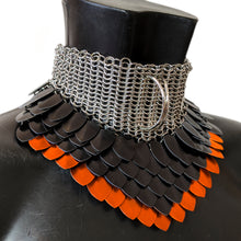 High Neck Chainmail Collar with Customisable Options