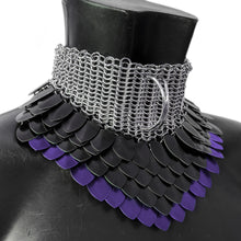 High Neck Chainmail Collar with Customisable Options
