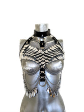 UNISEX BDSM Scaled Harness: Crystal chain