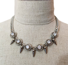 AAA+ Cubic Zirconia Spiked Necklace