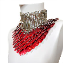 High Neck Chainmail Collar with Customisable Options
