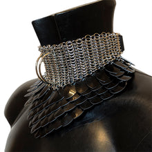 High Neck Chainmail Collar with Customisable Options