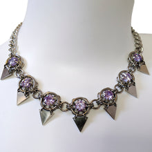 AAA+ Cubic Zirconia Spiked Necklace