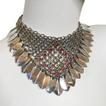 Crystal Chainmail Necklace with Scales - Limited Run