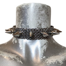 Spiked Stainless Steel Collar