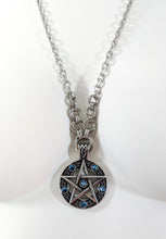 Gothic Crystal Pentagram Neckless