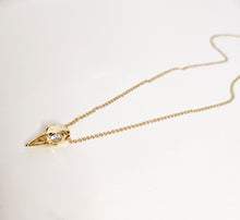 Raven skull pendant