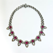 Mobius Spiked Crystal Necklace - Polished Hearts