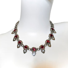 Mobius Spiked Crystal Necklace - Polished Hearts