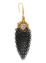 Fine Chainmail & Cubic Zirconia Earrings