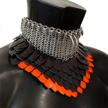 High Neck Chainmail Collar with Customisable Options