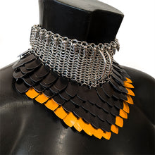 High Neck Chainmail Collar with Customisable Options