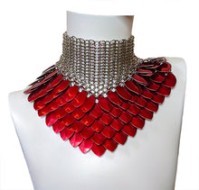 High Neck Chainmail Collar with Customisable Options
