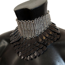 High Neck Chainmail Collar with Customisable Options