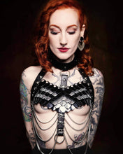 UNISEX BDSM SPIKED & SCALED HARNESS
