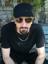 Men's Haematite & Red Tigers Eye Necklace
