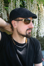 Men's Haematite & Tigers Eye Statement Necklace