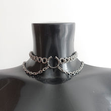 Viking Ram Choker | Mobius Swirl Chainmail Necklace