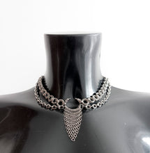 Viking Ram Choker | Mobius Swirl Chainmail Necklace