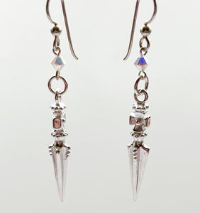 925 Silver Dagger Earrings