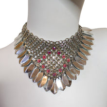 Crystal Chainmail Necklace with Scales - Limited Run