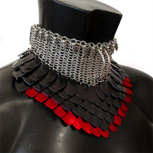 High Neck Chainmail Collar with Customisable Options